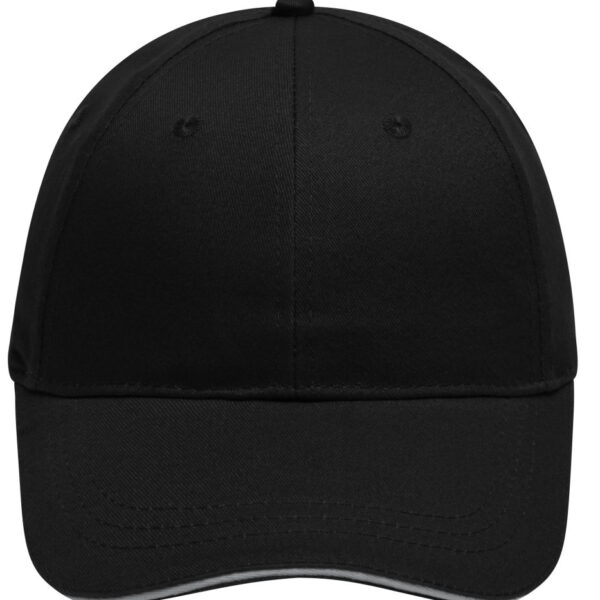 6 Panel Brushed Sandwich Cap